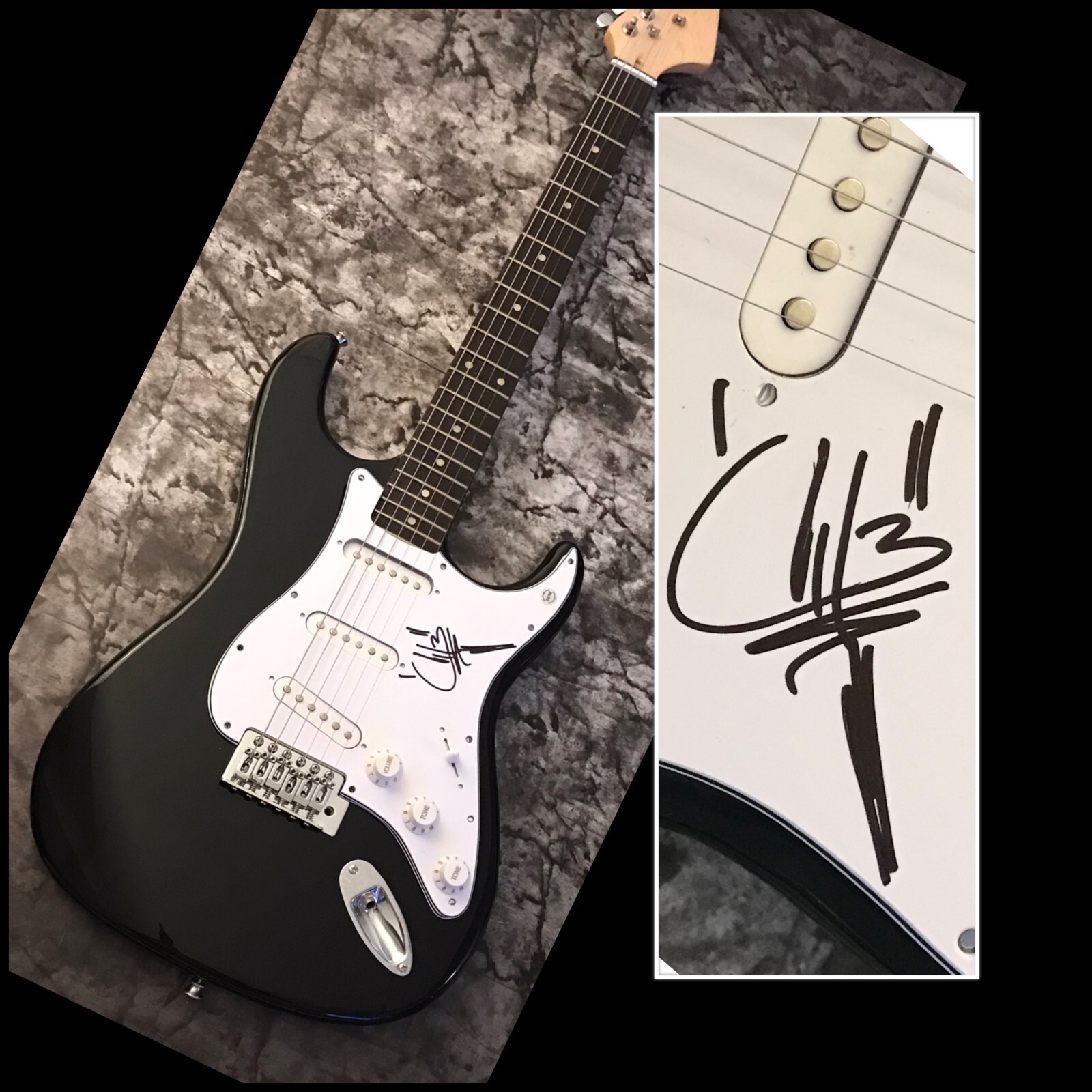 GFA Mudvayne & Hellyeah Rock Star * CHAD GRAY * Signed Electric Guitar COA