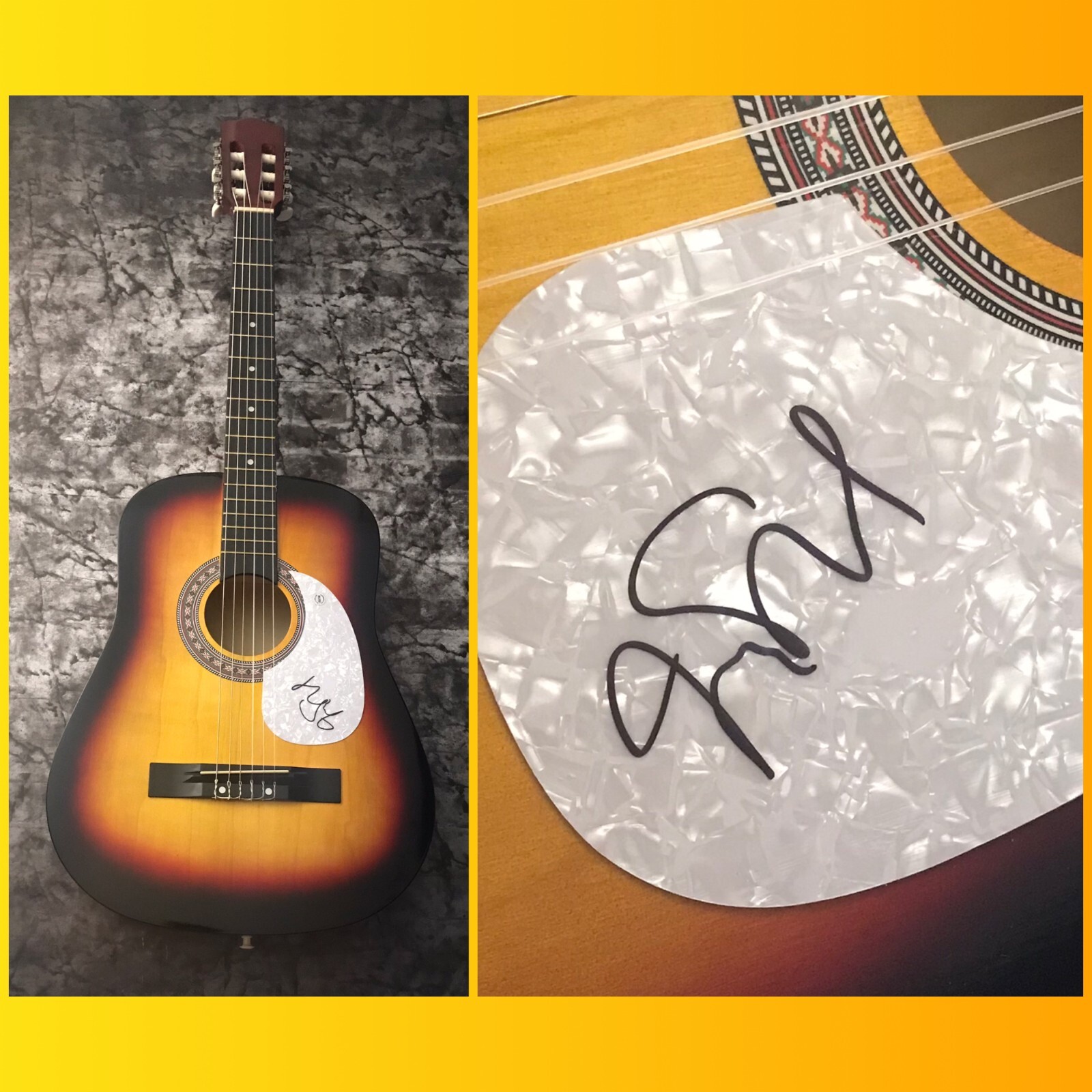GFA Train Band Guitarist * JIMMY STAFFORD * Signed Acoustic Guitar J3 COA