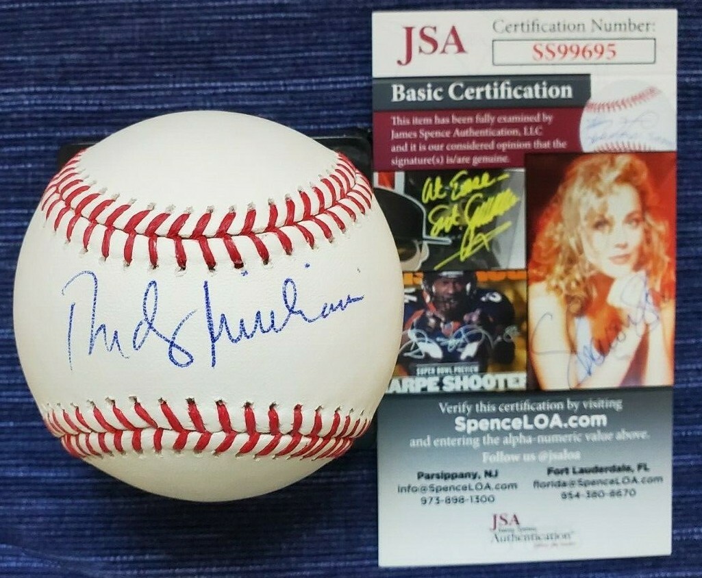 Rudy Giuliani Signed OMLB Baseball w/ JSA COA #SS99695 Rudolph 9/11 NYC Mayor