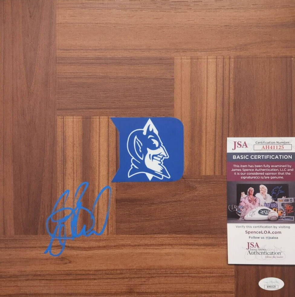 Elton Brand Signed Floorboard w JSA COA #AH41125 Duke Blue Devils Clippers 76ers