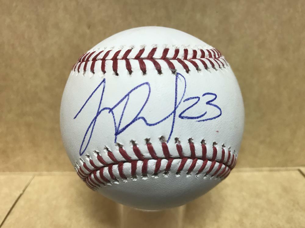 JOEY RICKARD BALTIMORE ORIOLES SIGNED AUTOGRAPHED M.L. BASEBALL W/ COA
