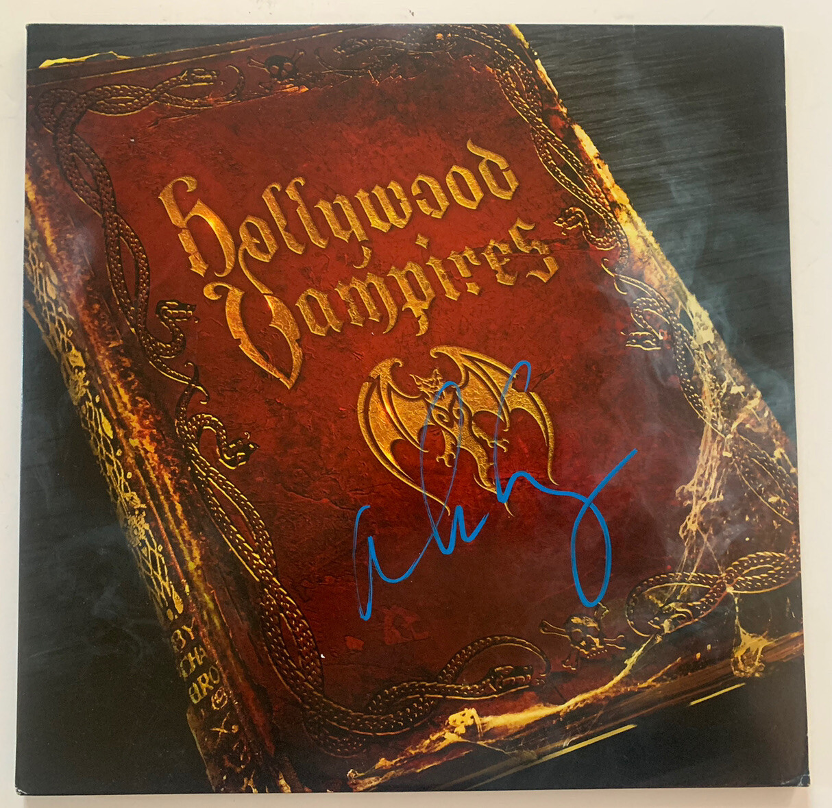Alice Cooper Hollywood Vampires Signed Autographed Record LP Beckett Certified