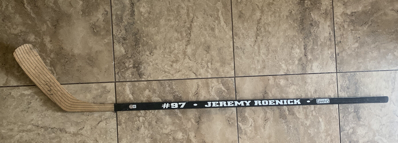 JEREMY ROENICK Phoenix Coyotes Autographed SIGNED Hockey Stick Blade w/ BAS COA