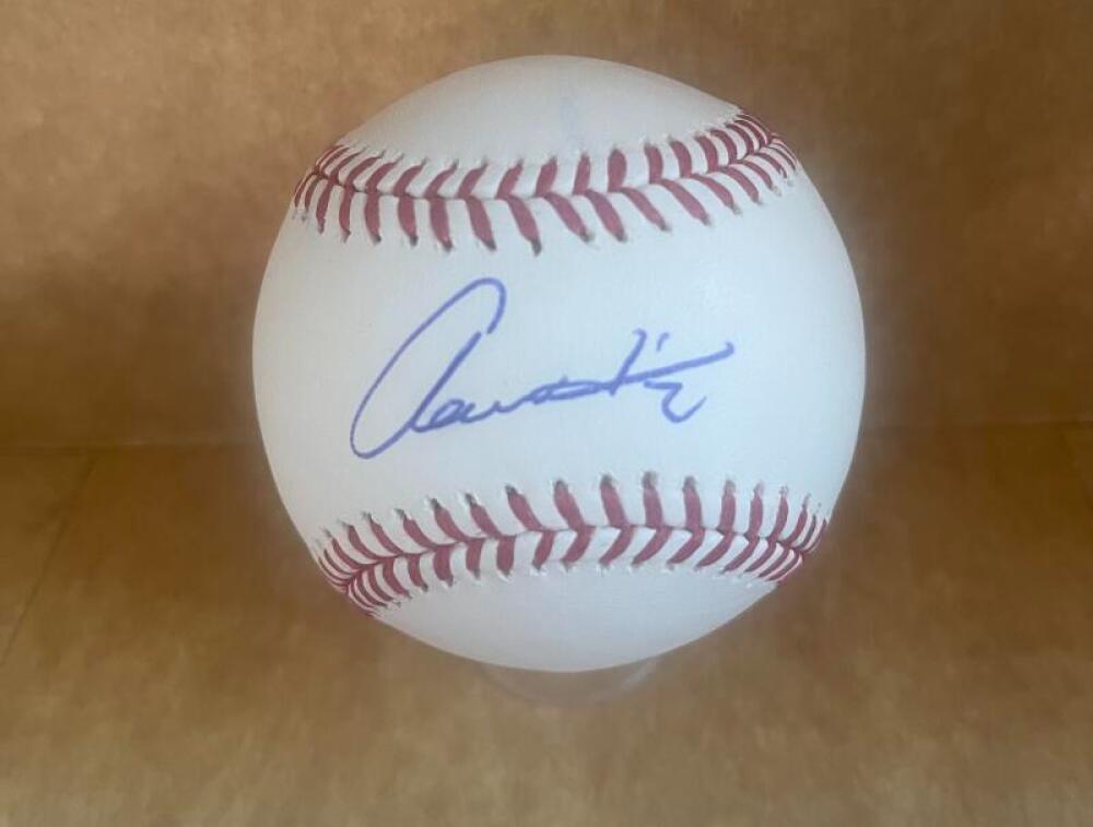 AARON HILL BLUE JAYS/DBACKS SIGNED AUTO M.L. BASEBALL BECKETT AUTHENTICATED