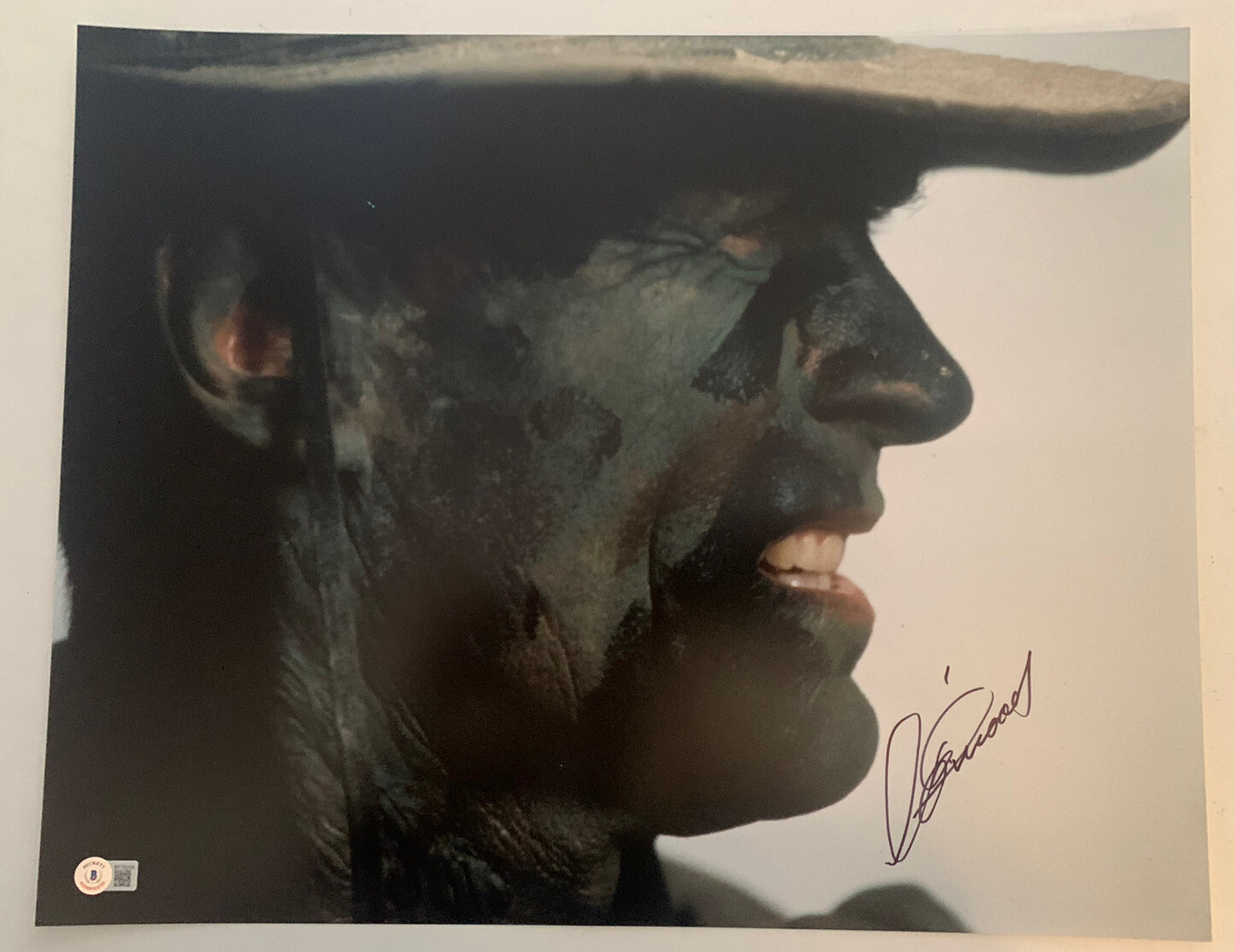 Clint Eastwood Signed Autographed 16x20 Heartbreak Ridge Beckett Certified #4