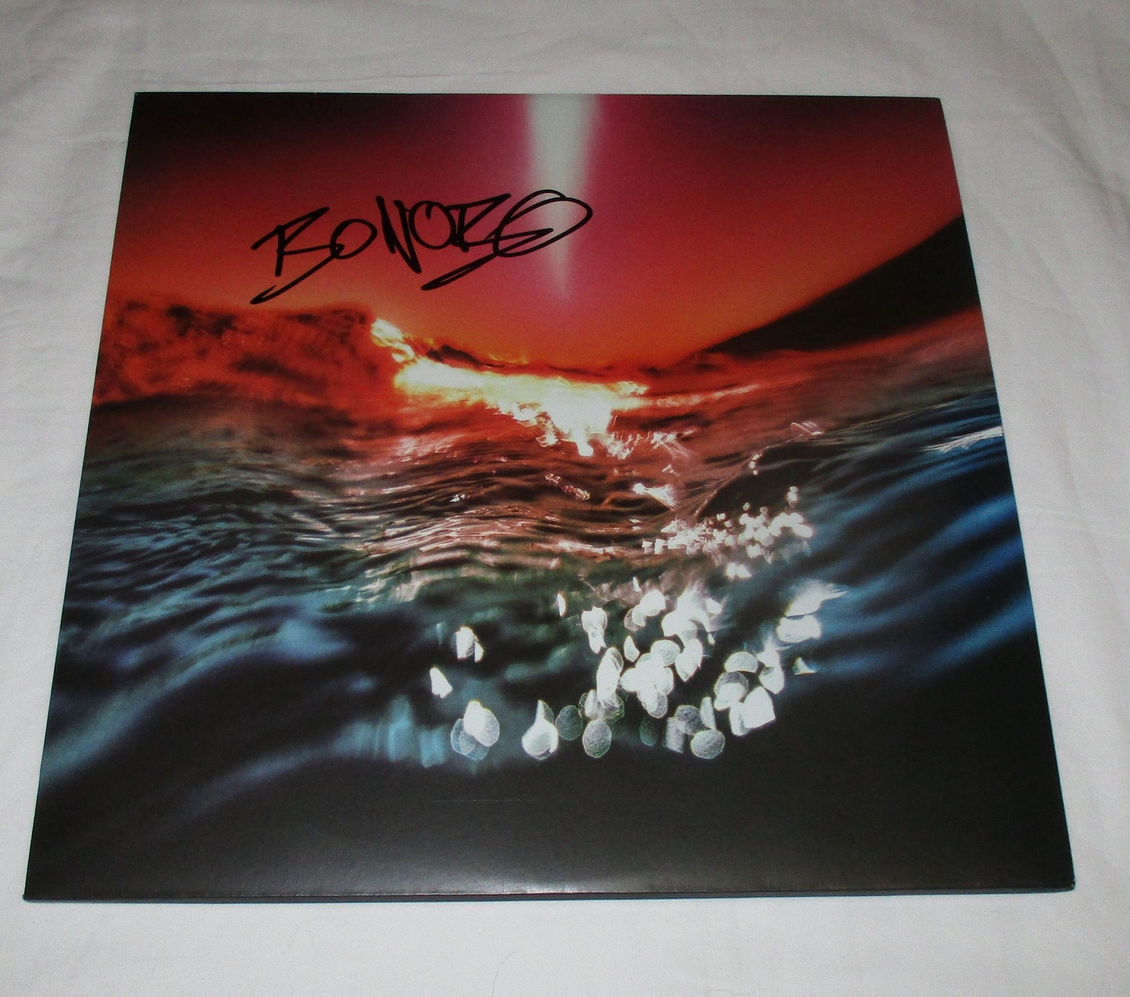 BONOBO SIGNED FRAGMENTS VINYL RECORD JSA SIMON GREEN