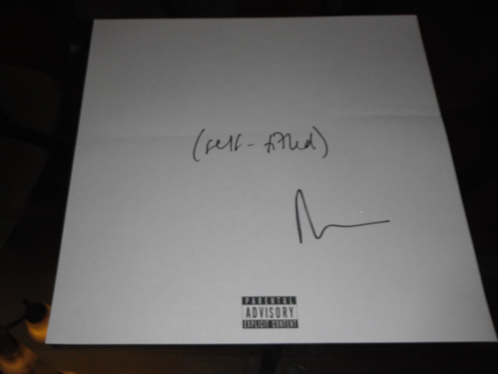 MARCUS MUMFORD SIGNED SELF TITLED ALBUM FLAT MUMFORD AND SONS