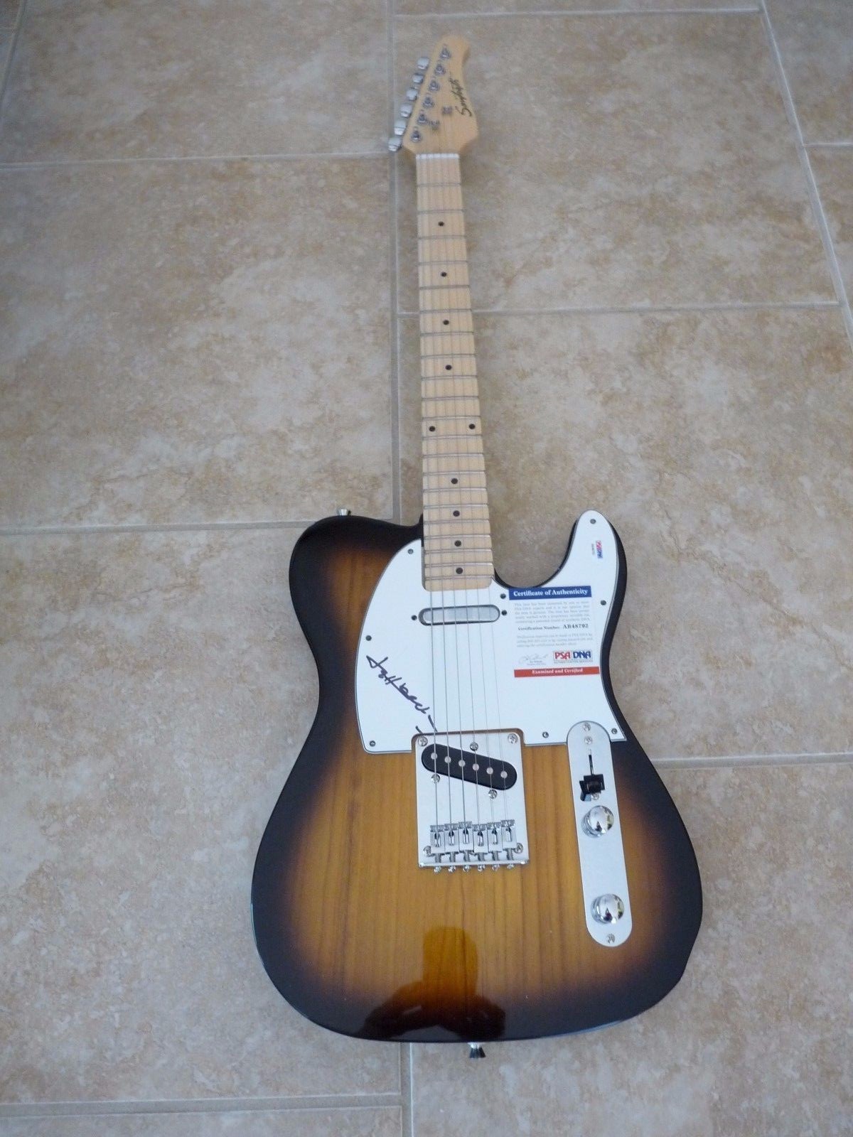 Jeff Beck The Yardbirds Signed Autographed Electric Guitar PSA Certified #2