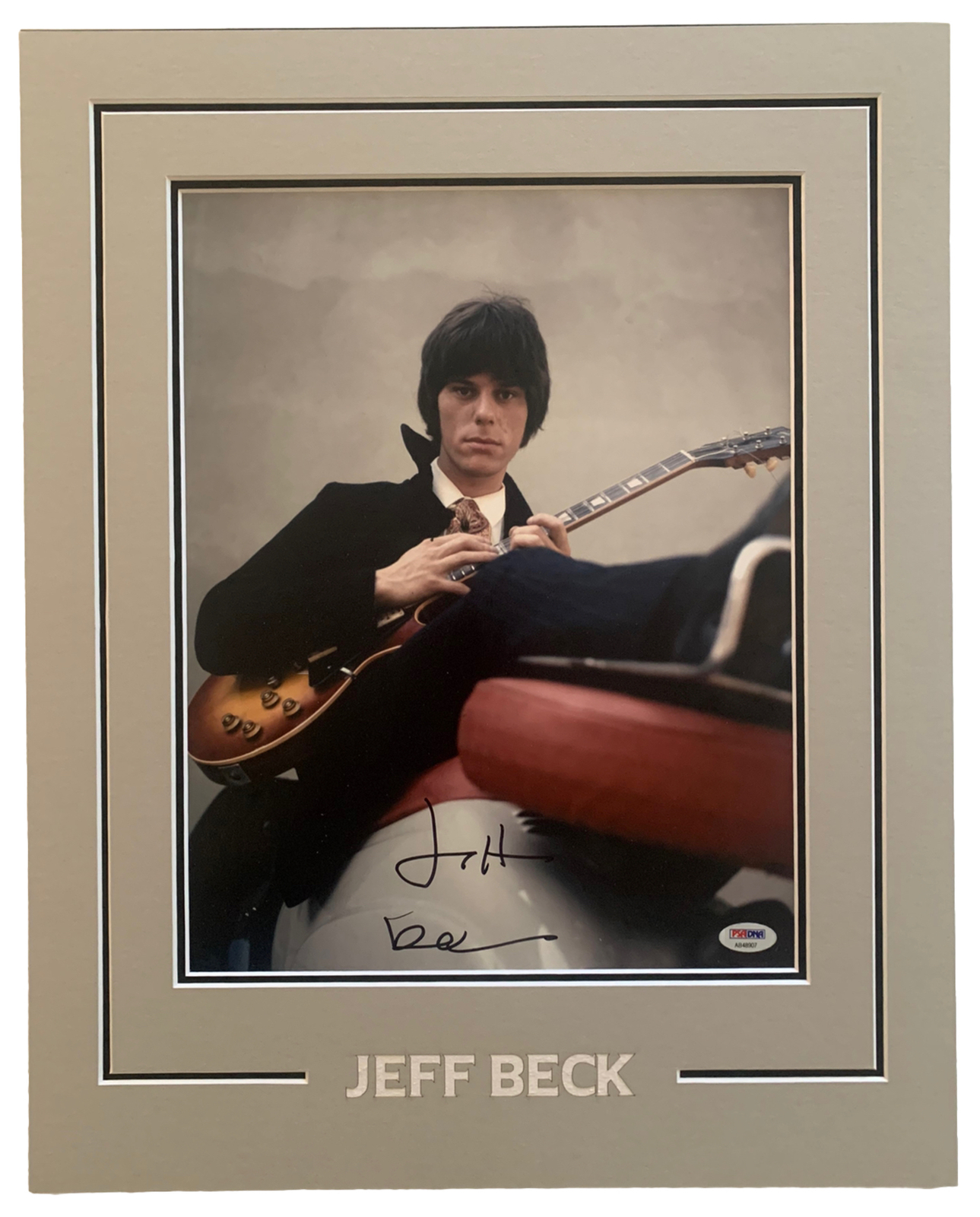 Jeff Beck 11x14 Signed Autographed Photo PSA Certified #3 The Yardbirds F3