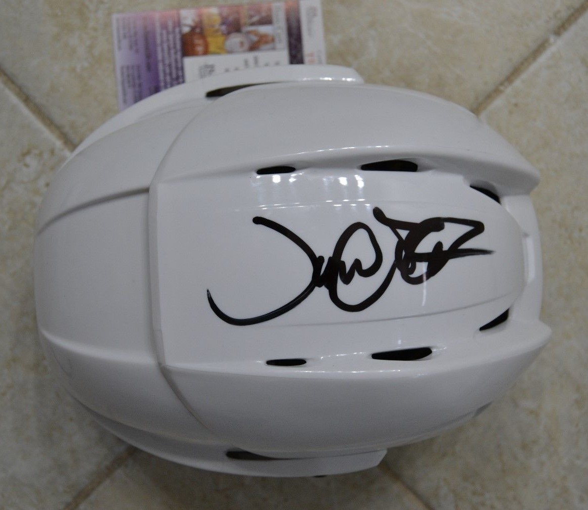 Justin Trudeau Signed Hockey Helmet w/ JSA COA #T09753 Canadian Prime Minister