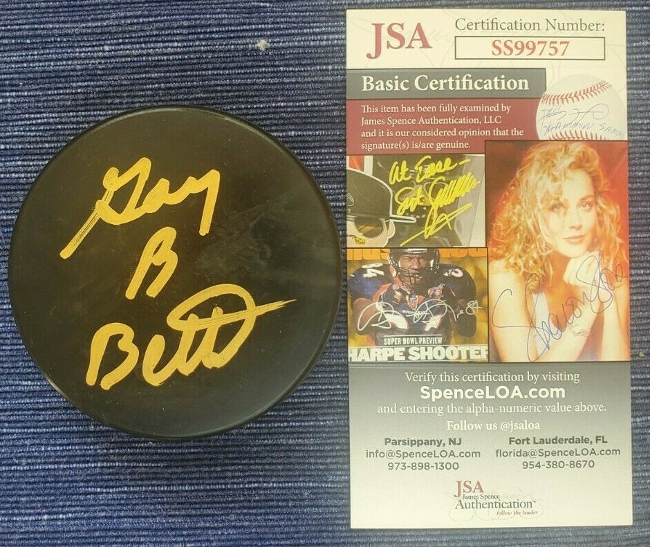 Gary Bettman Signed Puck w/ JSA COA #SS99757 NHL Commissioner