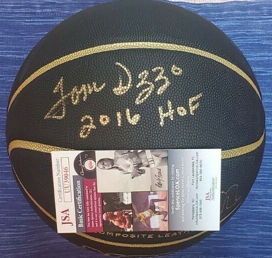 TOM IZZO SIGNED NCAA BASKETBALL JSA COA 2016 HOF INSCRIPTION MICHIGAN STATE MSU COLLECTIBLE MEMORABILIA