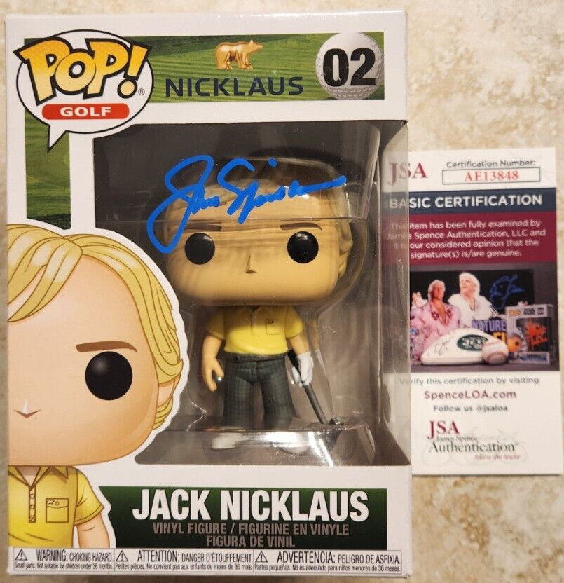 Jack Nicklaus Signed Funko Pop! w/ JSA COA #AE13848