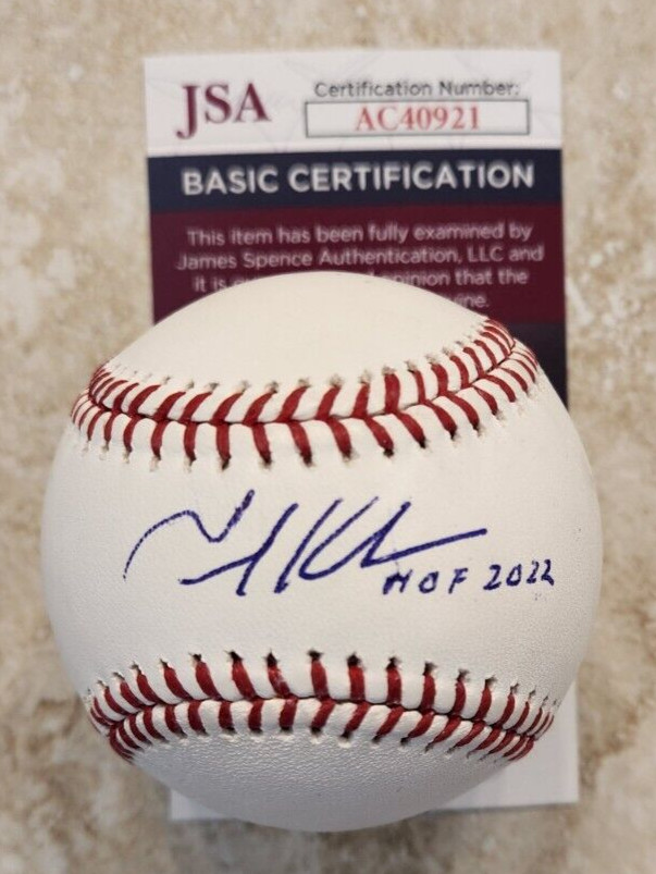 Tim Kurkjian Signed Official MLB Baseball w/ JSA COA #AC40921 HOF 2022