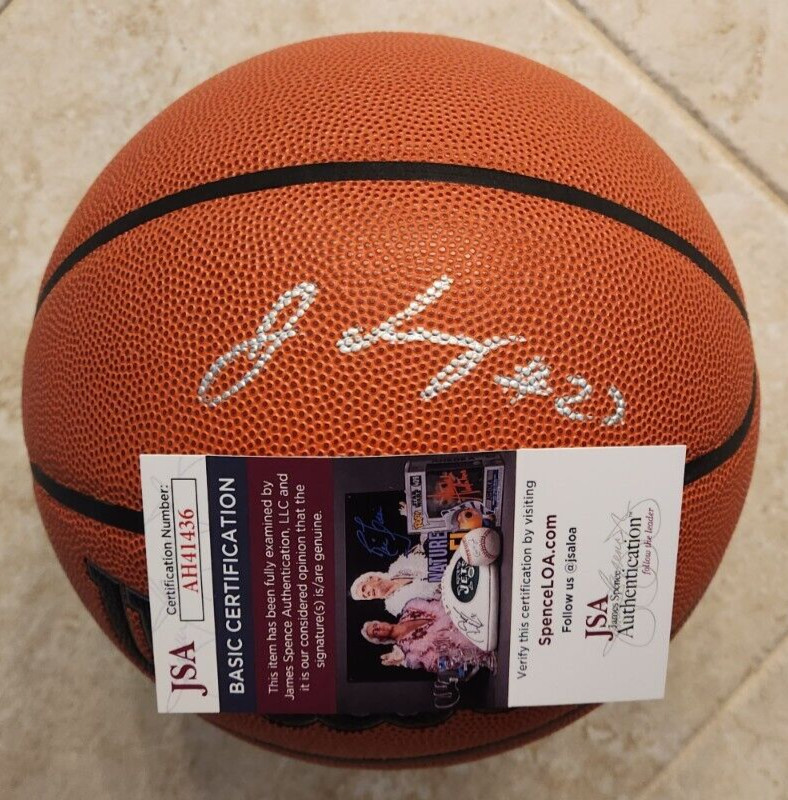 Jaden Ivey Signed NBA Basketball w/ JSA COA Detroit Pistons Purdue Boilermakers