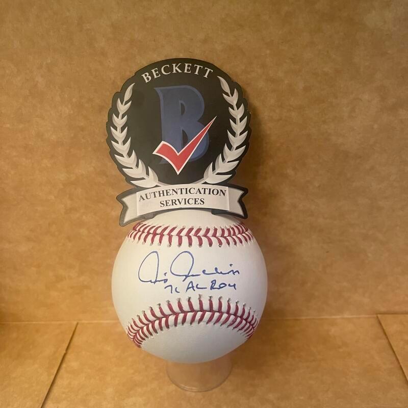 CHRIS CHAMBLISS YANKEES 77 78 WS CHAMPS SIGNED AUTO BECKETT AUTHENTICATED