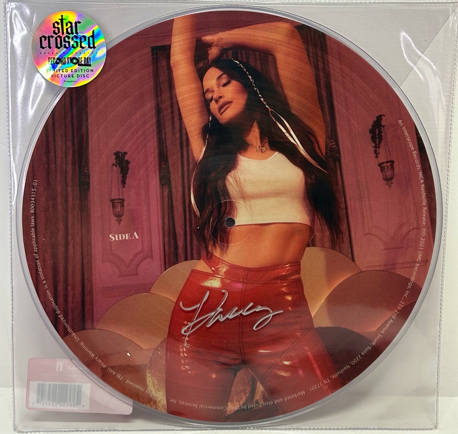 KACEY MUSGRAVES Signed Autograph Picture Disc Vinyl 