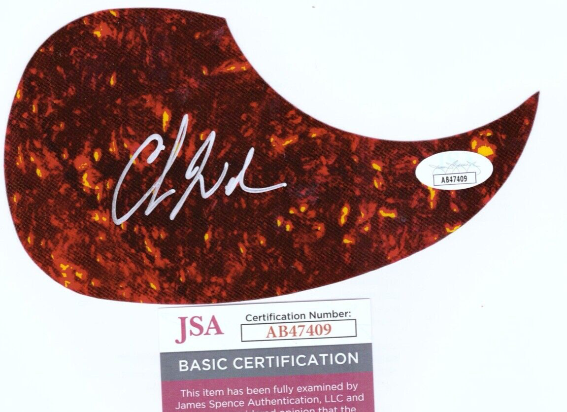 CHARLIE WORSHAM Signed Autograph Acoustic Guitar Pickguard Country Music JSA COA