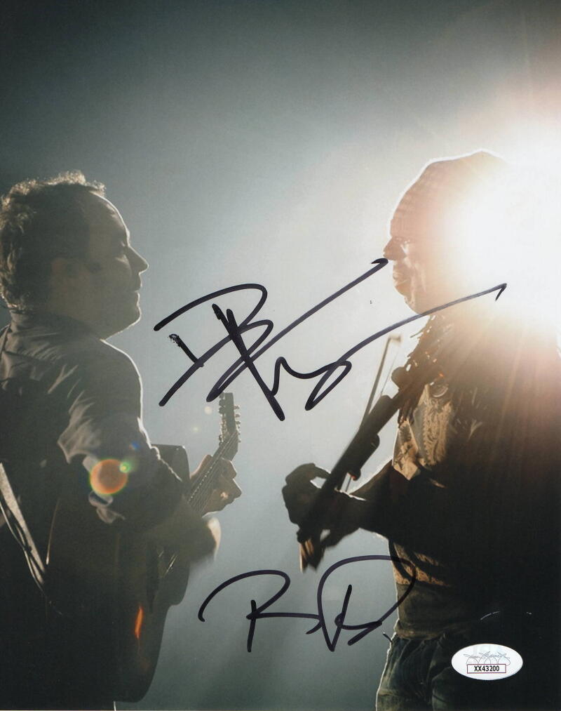 Dave Matthews & Boyd Tinsley Signed Autograph 8x10 Photo Band Crash Everyday JSA