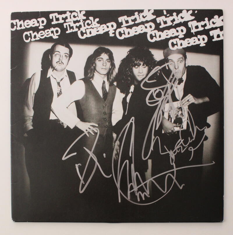 Cheap Trick Full Band Signed Autograph Album Vinyl Record - Rick Nielsen JSA COA