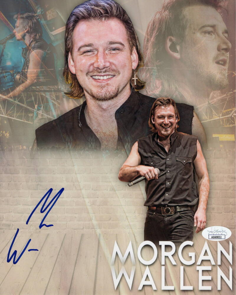 Morgan Wallen Signed Autograph 8x10 Photo - Country Music Stud Dangerous JSA COA