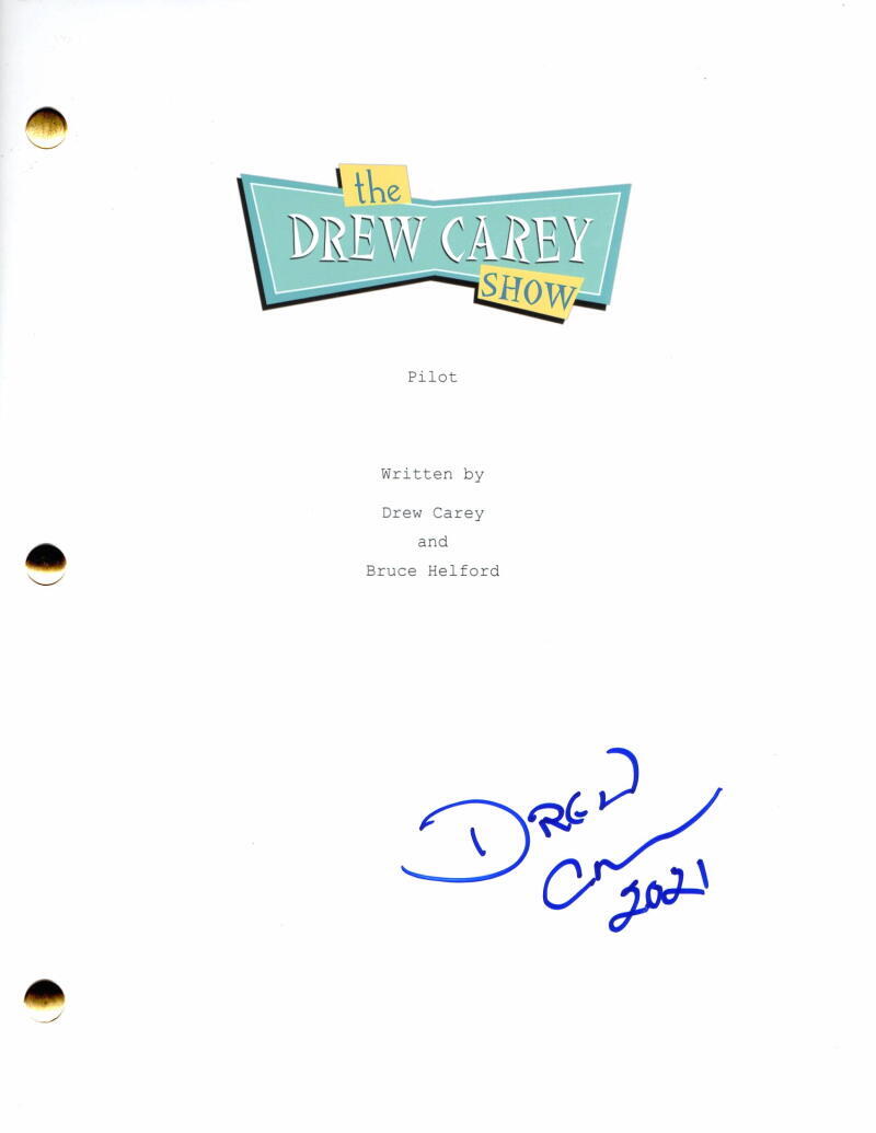 Drew Carey Signed Autograph The Drew Carey Show Full Pilot Script Price is Right