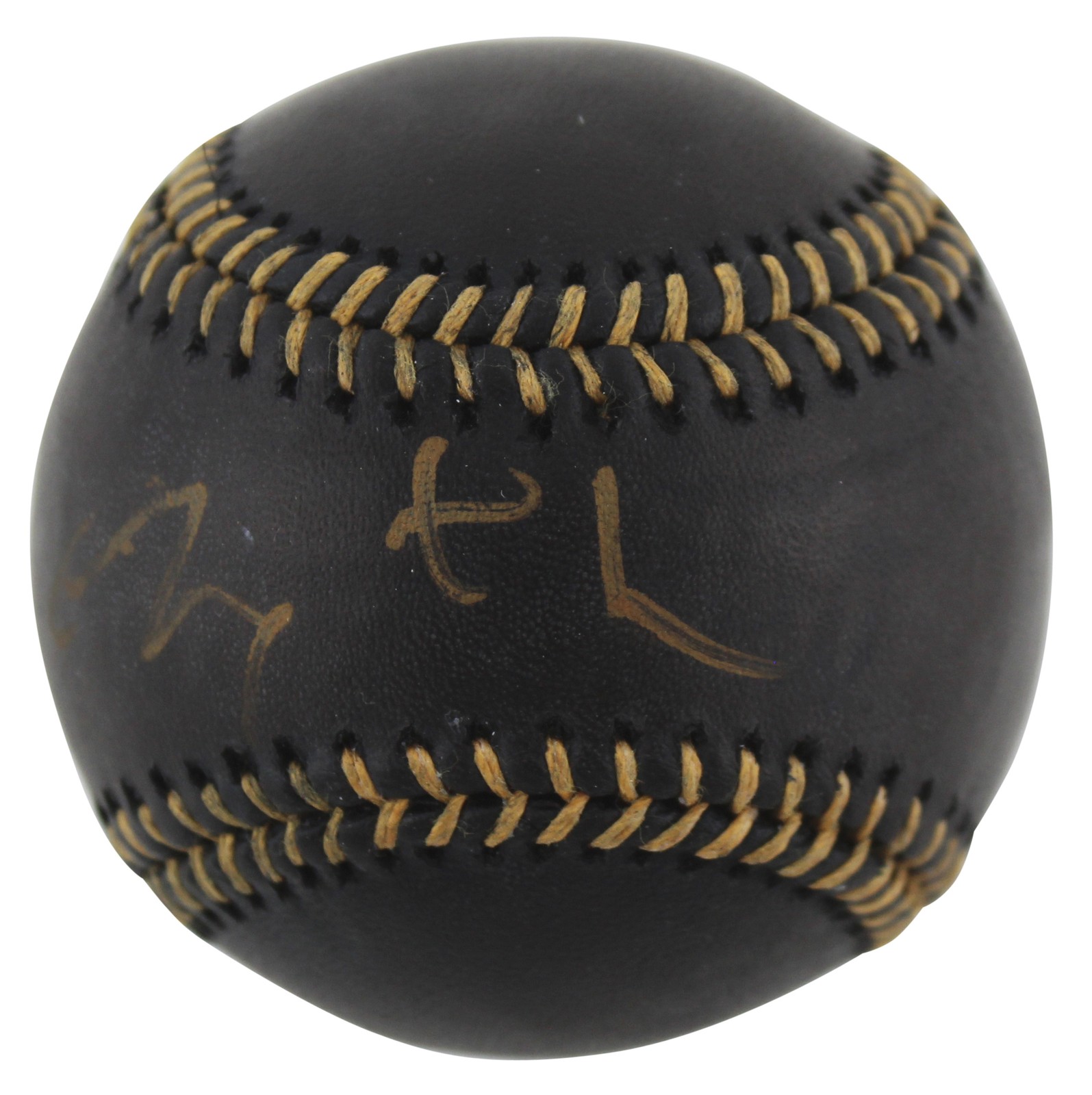Chevy Chase Fletch Authentic Signed Black Oml Baseball BAS Witnessed #I31969