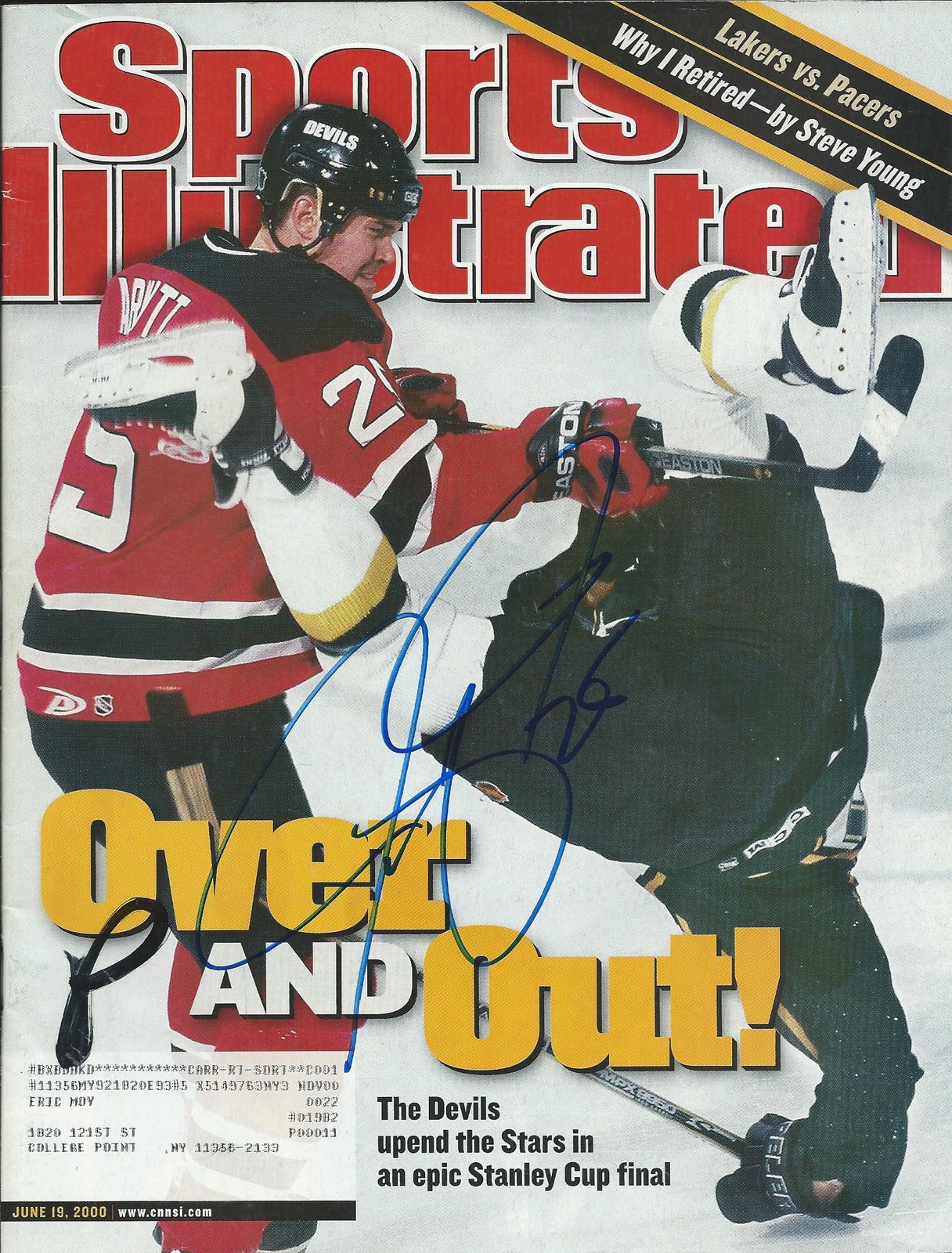 **GFA Sports Illustrated *JASON ARNOTT* Signed SI Magazine AD1 COA**