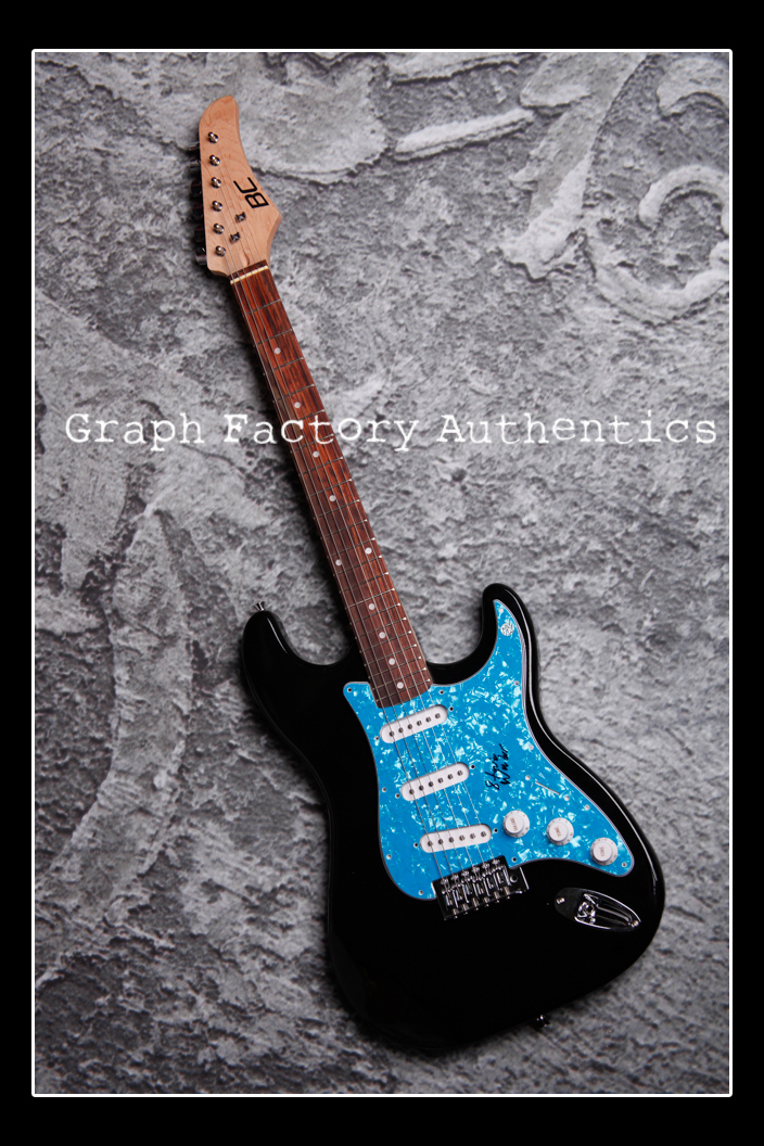 GFA Signed, Sealed, Delivered * STEVIE WONDER * Signed Electric Guitar PROOF COA