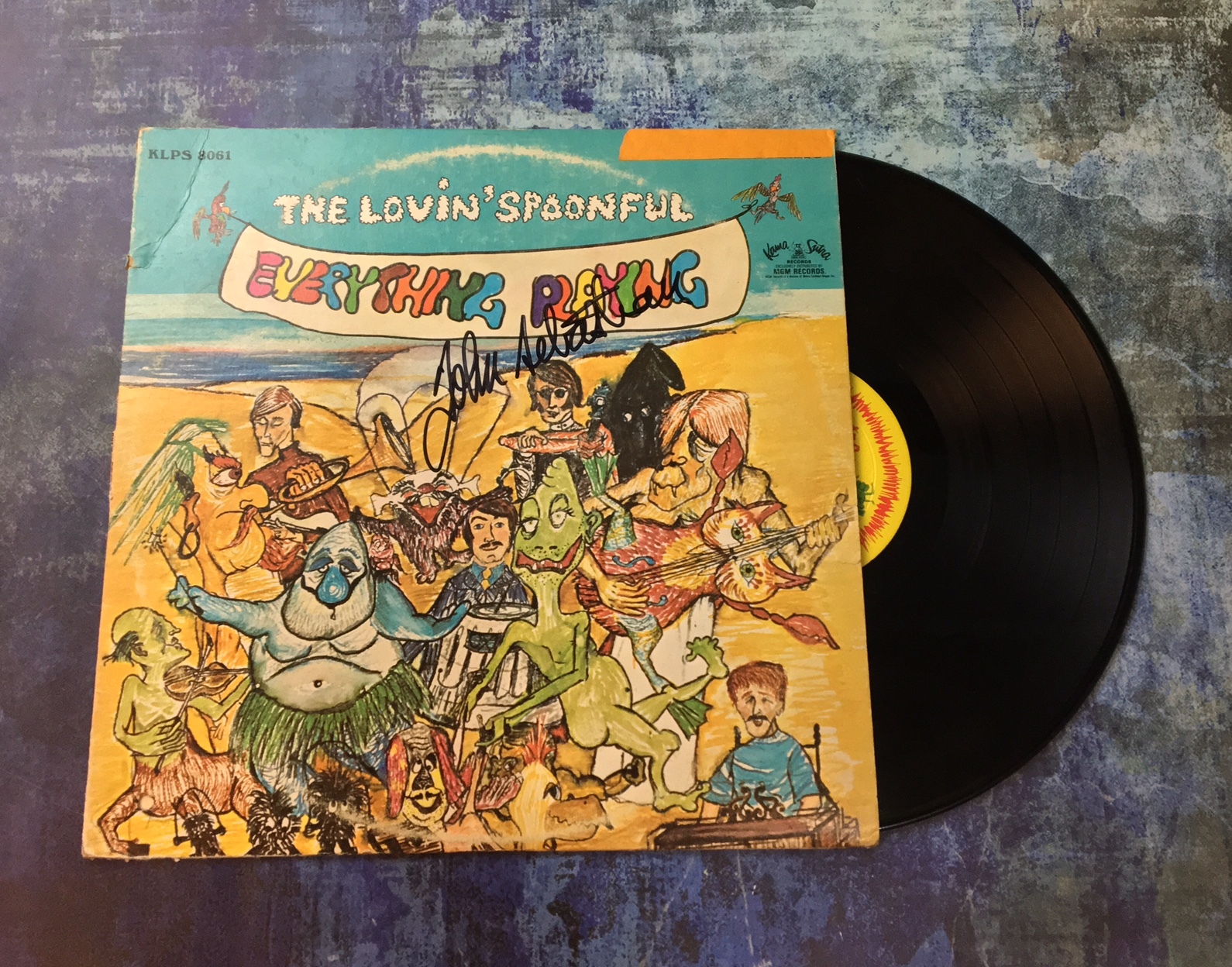 GFA The Lovin' Spoonful * JOHN SEBASTIAN * Signed Vinyl Record Album PROOF B COA