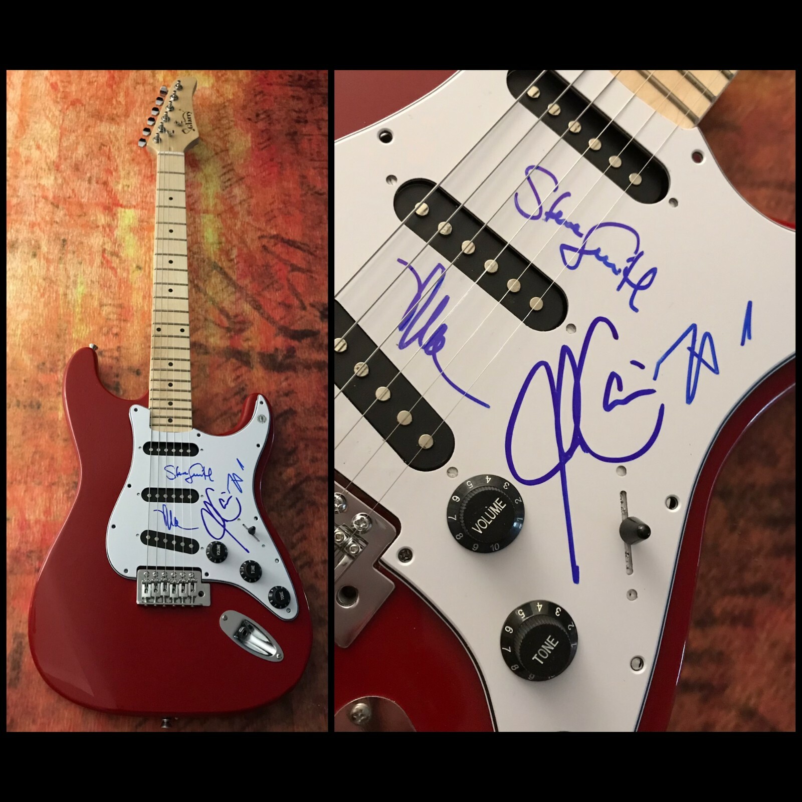 GFA Neal Schon x4 Band * JOURNEY * Signed Electric Guitar PROOF AD1 COA