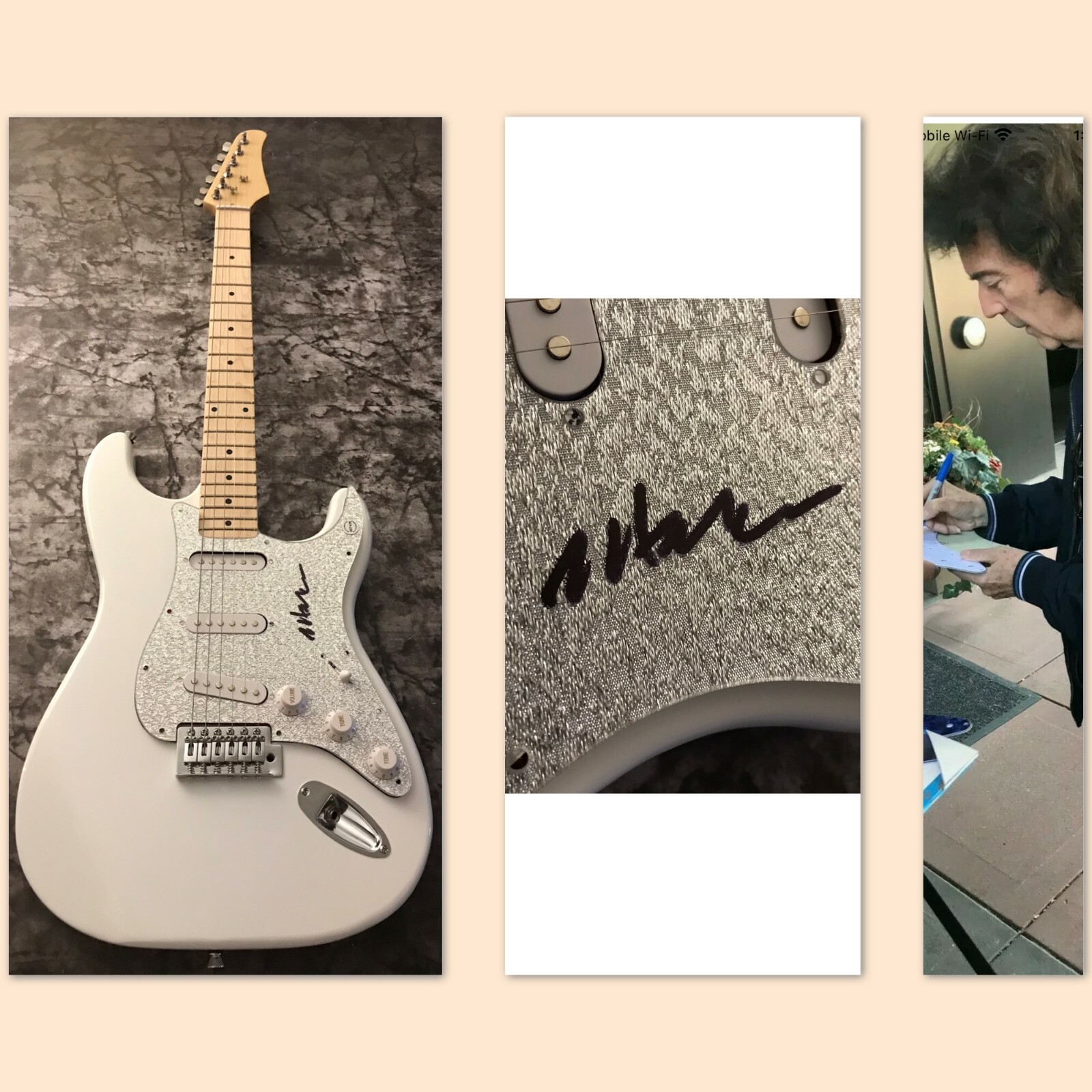 GFA Genesis Band Guitarist * STEVE HACKETT * Signed Electric Guitar PROOF S5 COA