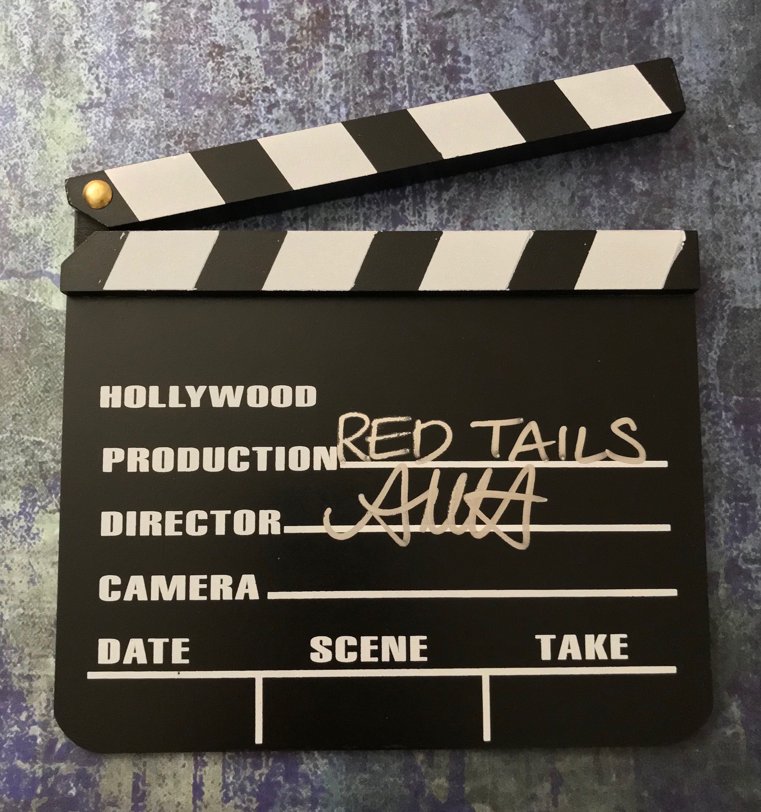 GFA Red Tails Director * ANTHONY HEMINGWAY * Signed Clapboard PROOF AD2 COA