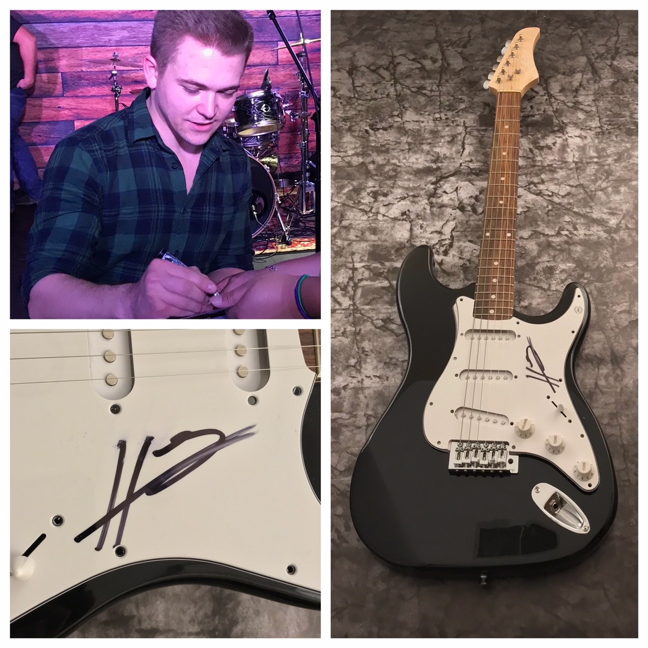 GFA I Want Crazy Country * HUNTER HAYES * Signed Electric Guitar PROOF AD1 COA