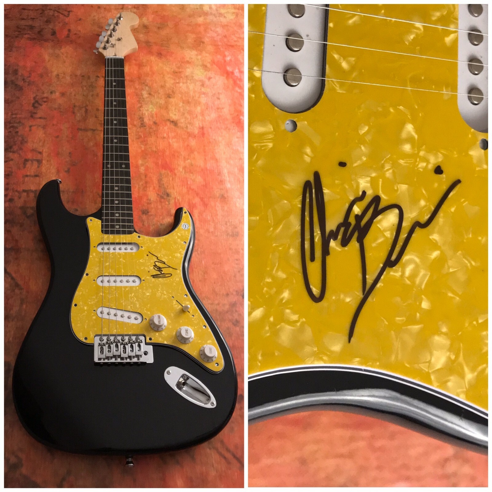 GFA Megadeth & Jag Panzer * CHRIS BRODERICK * Signed Electric Guitar COA