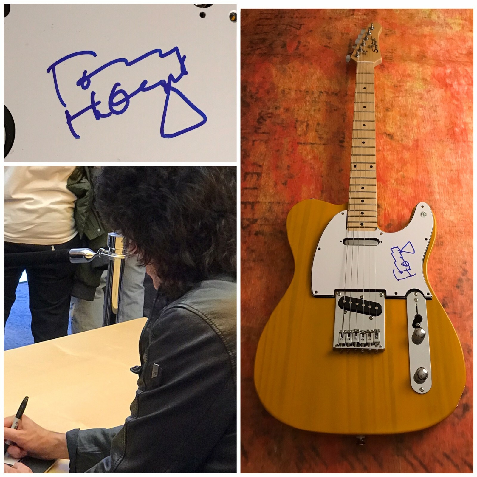 GFA Kiss Band Guitarist * TOMMY THAYER * Signed Electric Tele Guitar PROOF COA