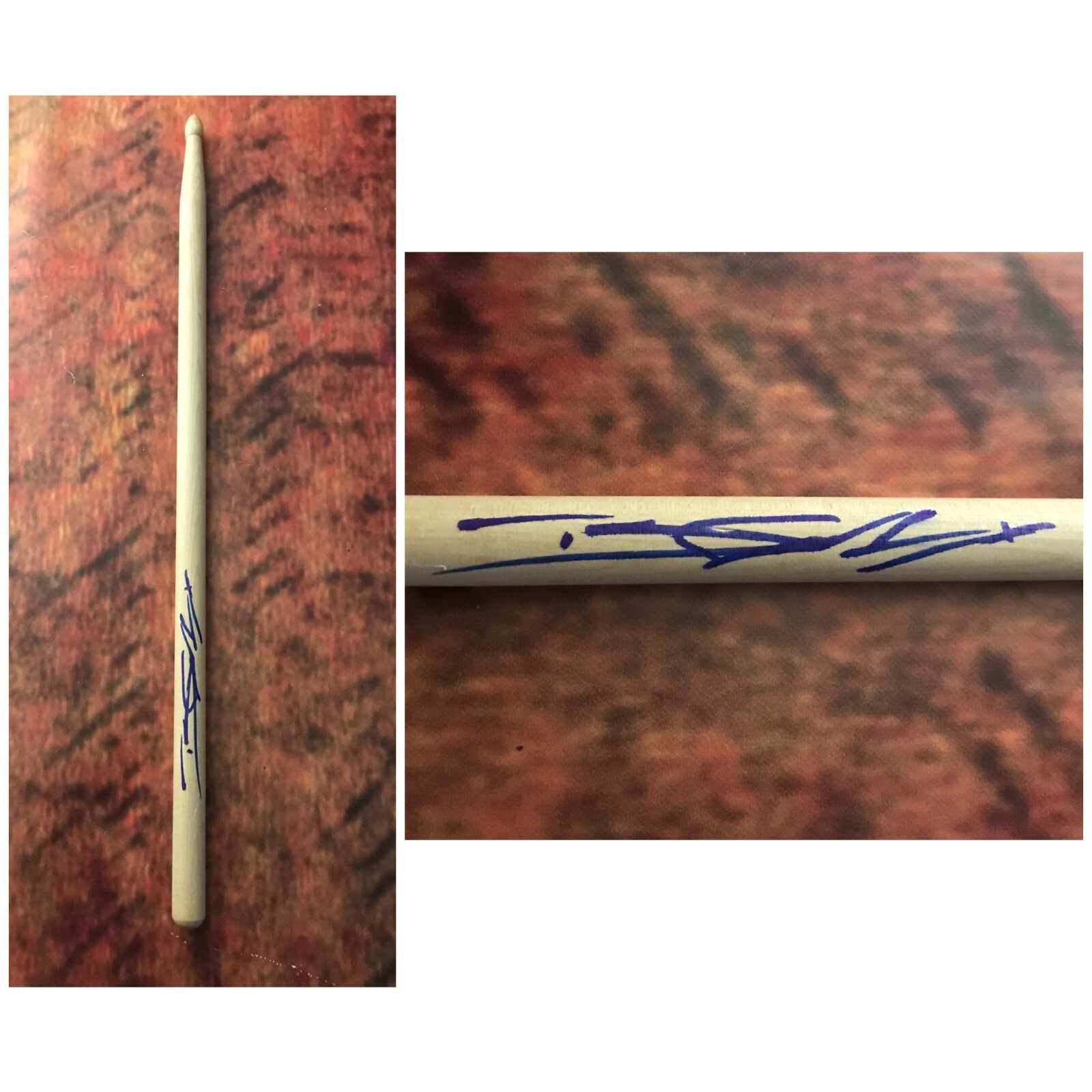 GFA GEMINI SYNDROME DRUMMER * BRIAN STEELE MEDINA * SIGNED NEW DRUMSTICK B1 COA COLLECTIBLE MEMORABILIA