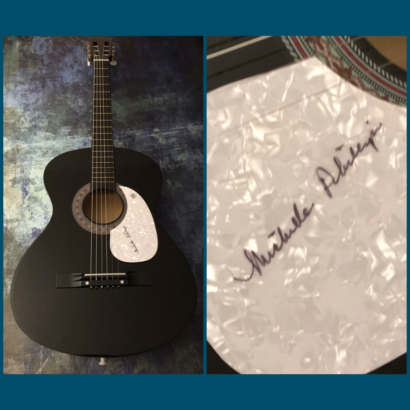 GFA The Mamas and the Papas * MICHELLE PHILLIPS * Signed Acoustic Guitar M3 COA