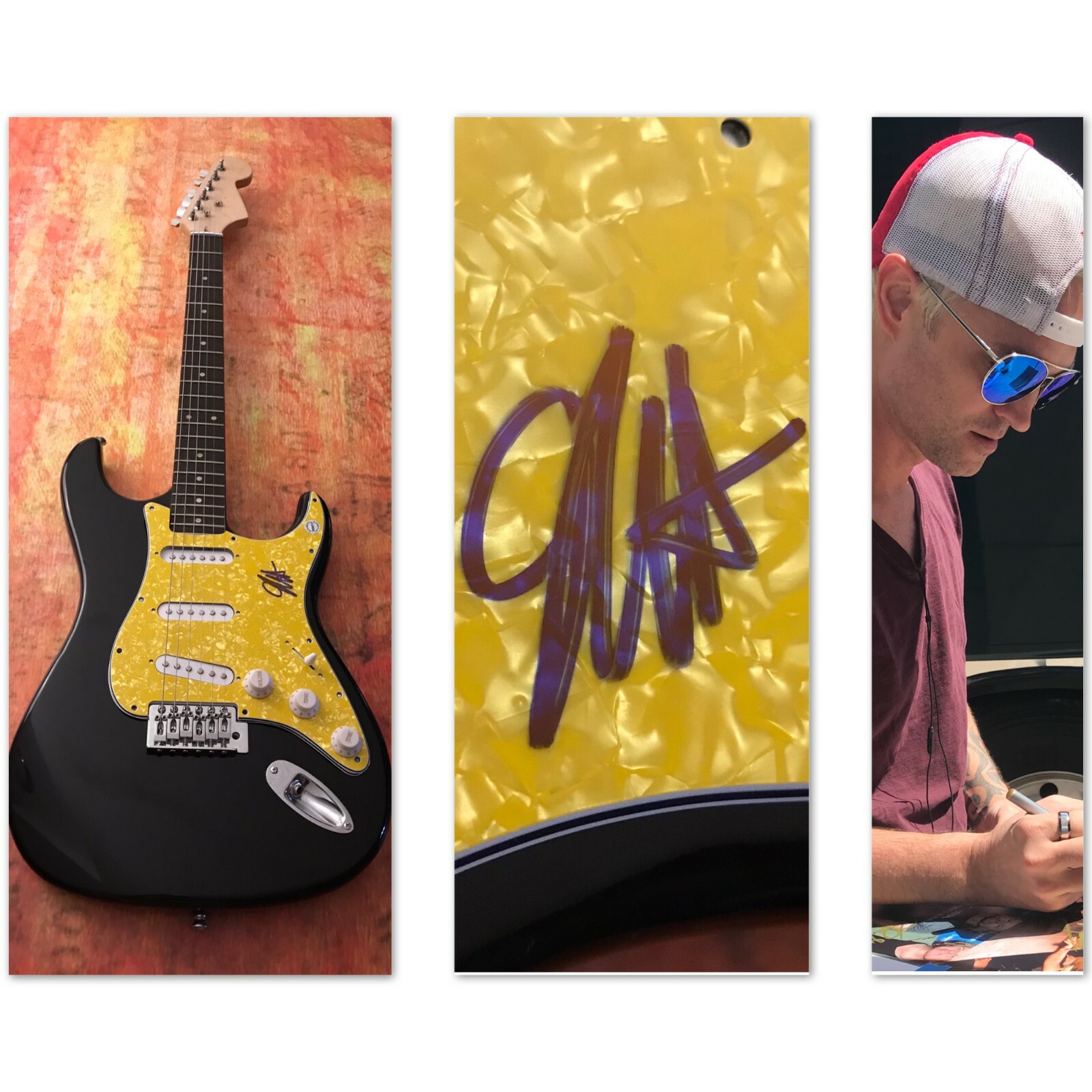 GFA Stone Temple Pilots Band * JEFF GUTT * Signed Electric Guitar PROOF J1 COA