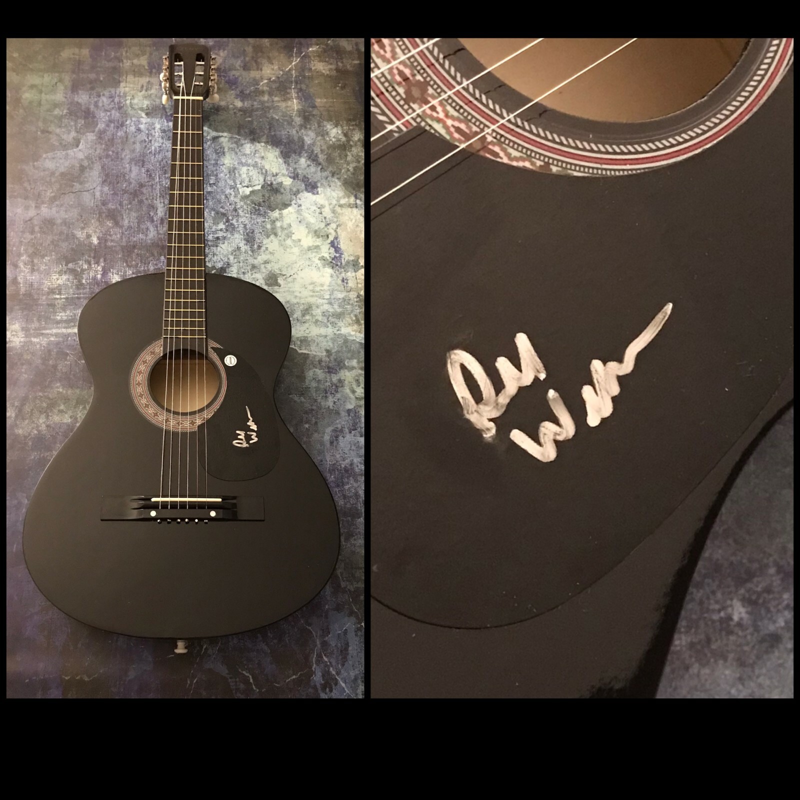 GFA Kansas Band Guitarist * RICH WILLIAMS * Signed Acoustic Guitar R1 COA