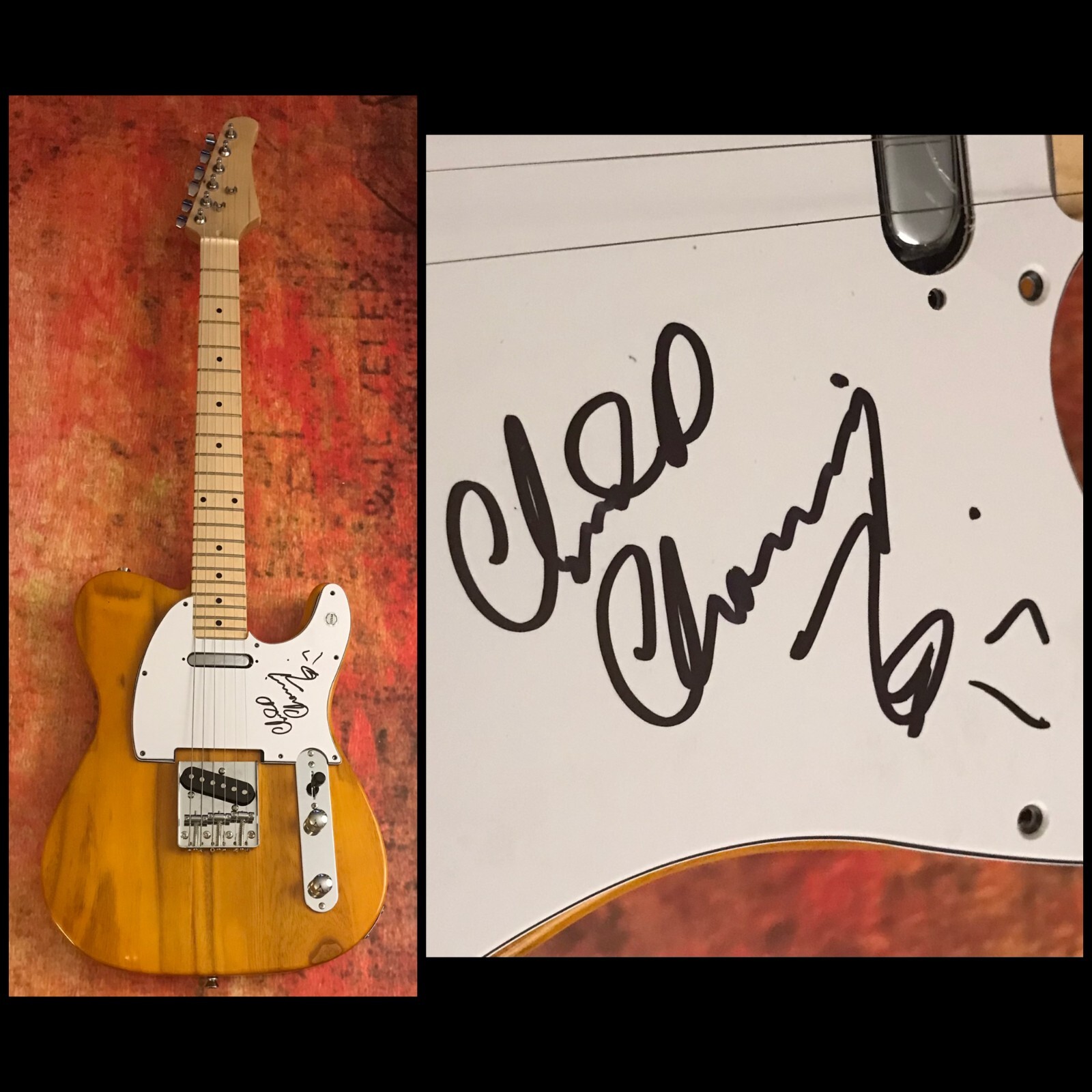 GFA Nirvana Drummer Bleach * CHAD CHANNING * Signed Electric Guitar COA