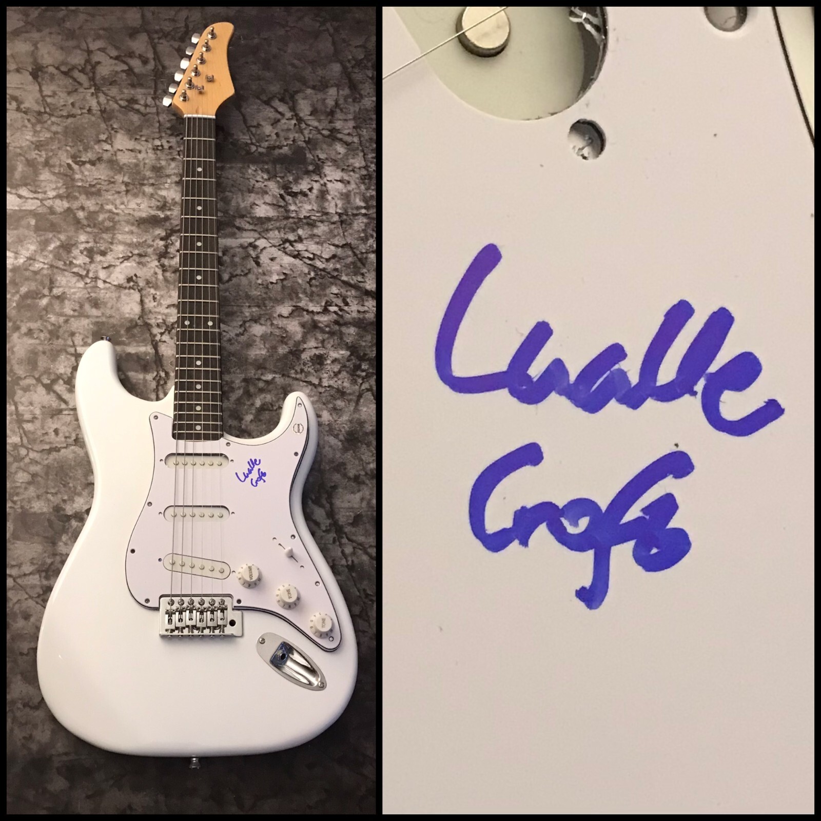 GFA Seduce & Destroy Control Star * LUCILLE CROFT * Signed Electric Guitar COA