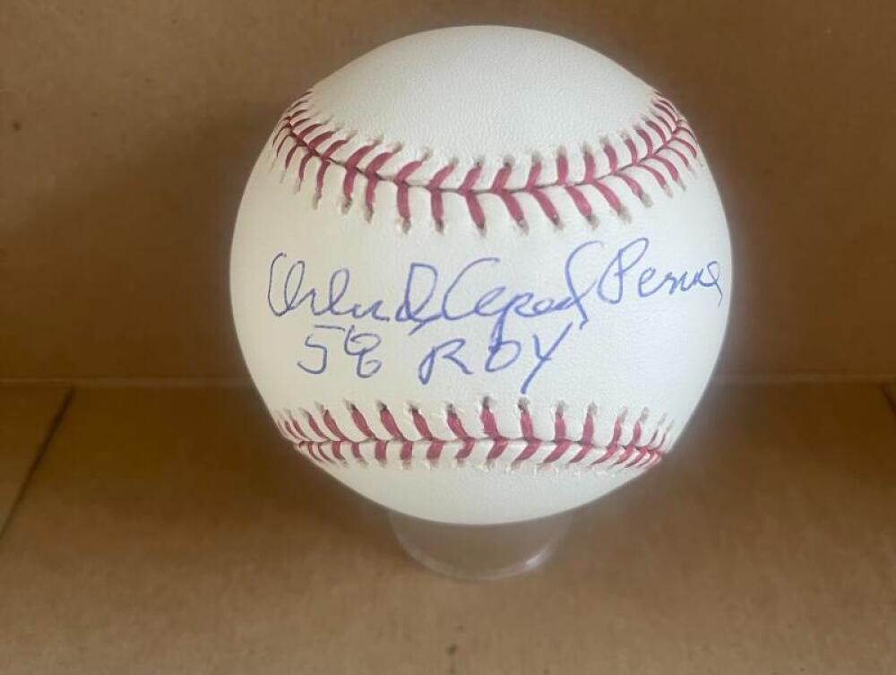 ORLANDO CEPEDA GIANTS 58 ROY SIGNED AUTO M.L. BASEBALL BECKETT AUTHENTICATED