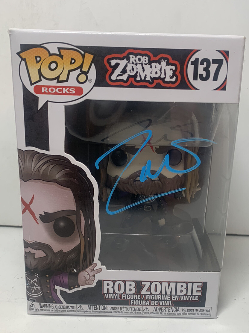 Rob Zombie Signed Funko Pop #137 JSA COA House of 1000 Corpses PSA BAS Guarantee