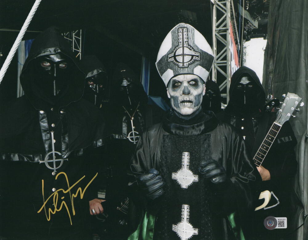 TOBIAS FORGE SIGNED AUTOGRAPH 11X14 PHOTO - CARDINAL COPIA OF GHOST BECKETT COA