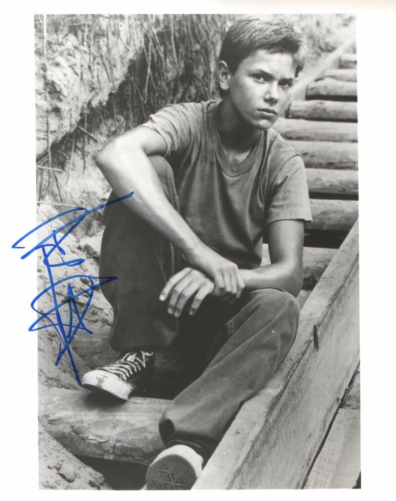 River Phoenix Signed Autograph 8x10 Photo - Stand by Me Star, Very Rare JSA COA