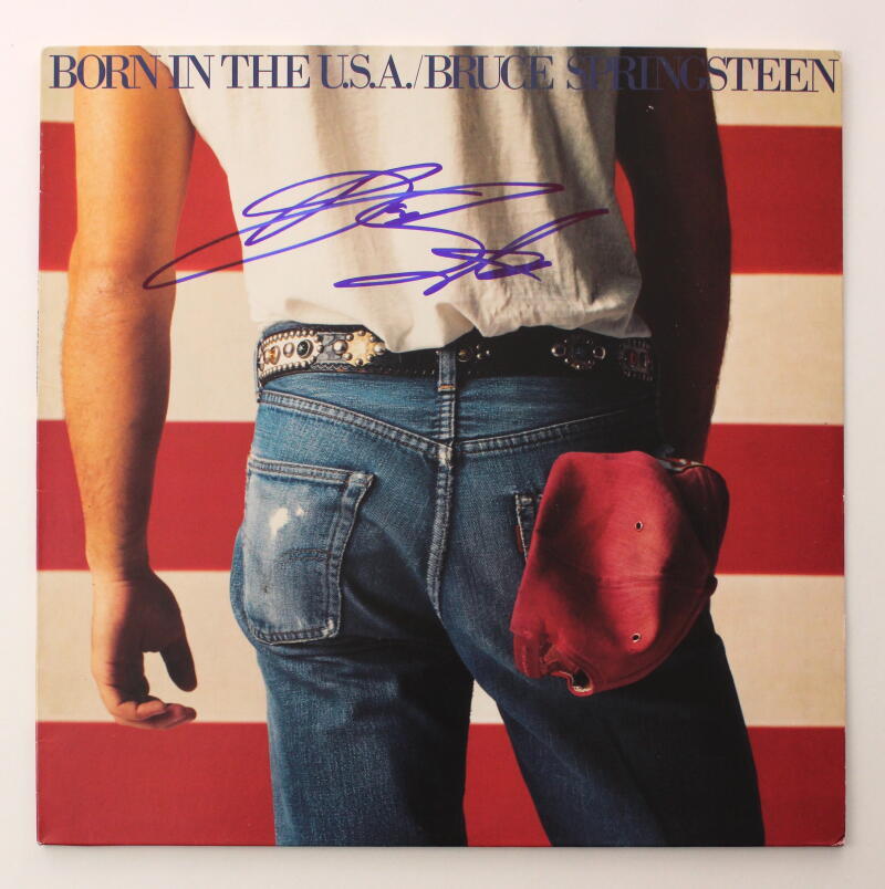 Bruce Springsteen Signed Autograph Album Vinyl Record - Born in the USA w/ JSA