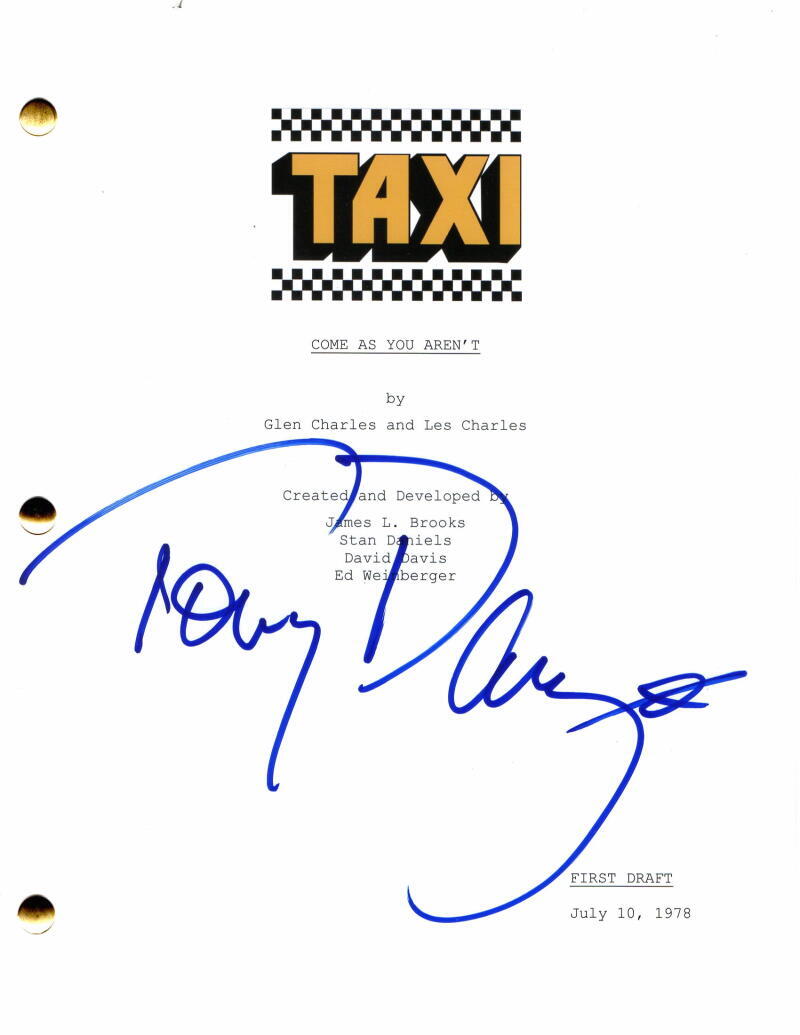 Tony Danza Signed Autograph Taxi Full Episode Script - Tony Banta Who's the Boss