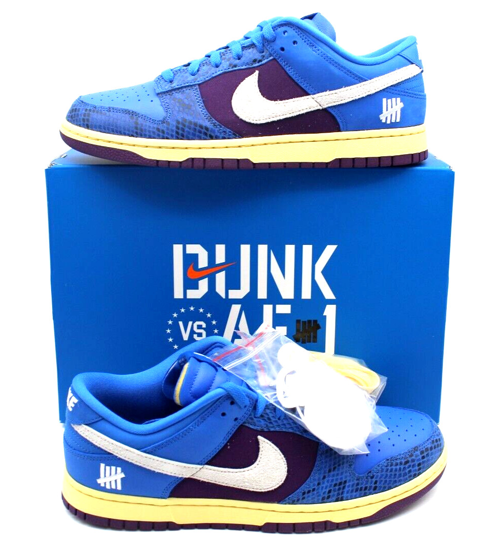 Nike Dunk Low SP x Undefeated 5 On It Signal Blue DH6508-400 Size 11.5 Brand New
