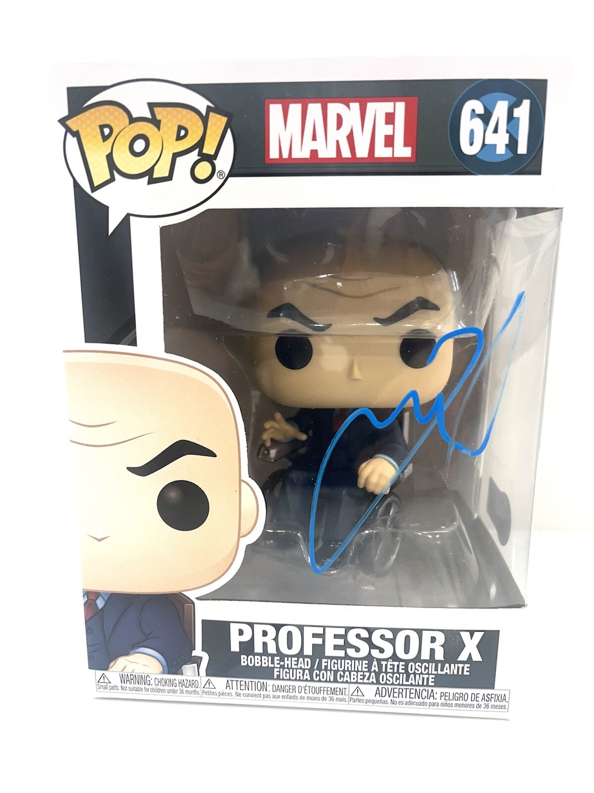 James McAvoy Hand Signed X-Men Professor X Funko Pop Figure Beckett CERT BAS
